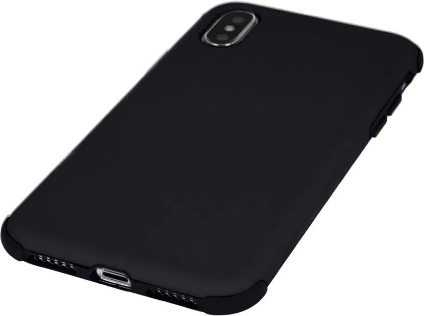 iPhone 11 Defender Rubber Rugged Case - Black