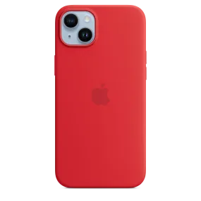 iPhone 14 Plus Silicone Case with MagSafe - (PRODUCT)RED