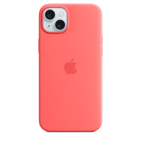 iPhone 15 Plus Silicone Case with MagSafe - Guava