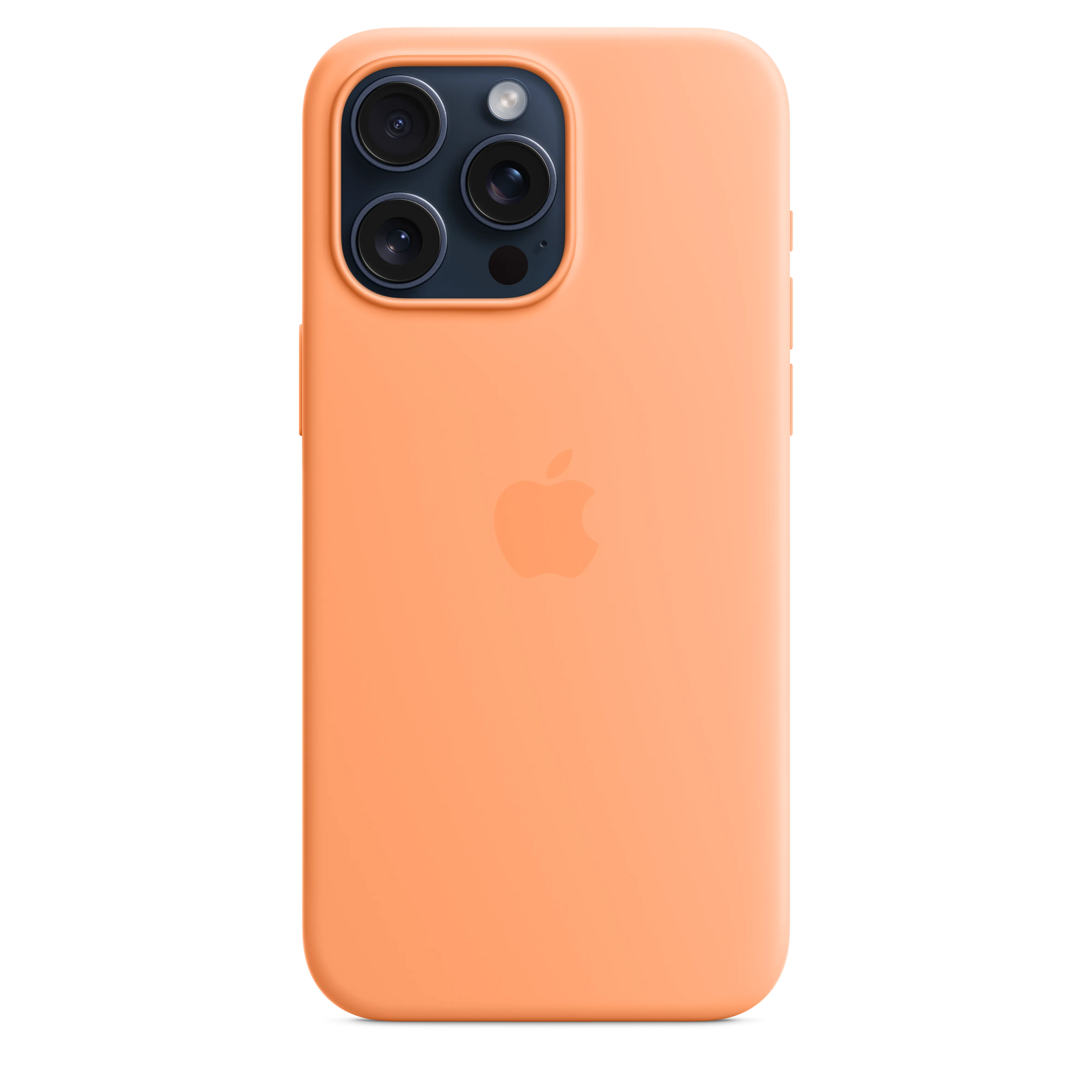 iPhone 15 Pro Max Silicone Case with MagSafe - Orange Sorbet