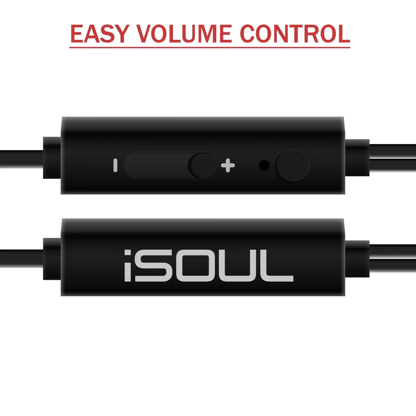 iSoul iPhone Ear Canal Metal Earphones with pure Sound & Powerful Bass