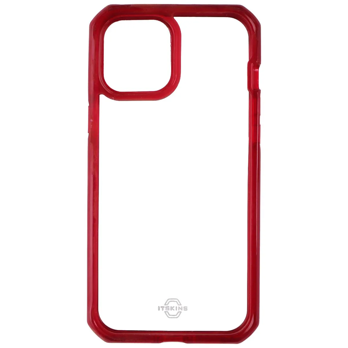 ITSKINS Supreme Clear Series Case for Apple iPhone 12 Pro Max - Red/Transparent