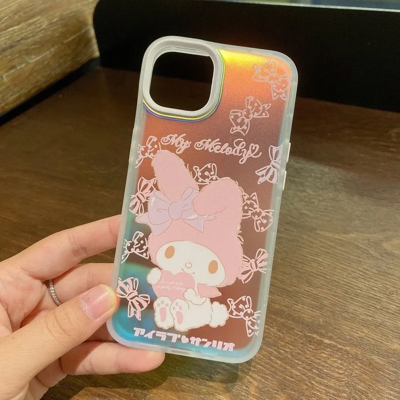 Japanese Cartoon Laser Style | LTS MM PP - iPhone Case iPhone 11 12 13 14 15 Pro Promax