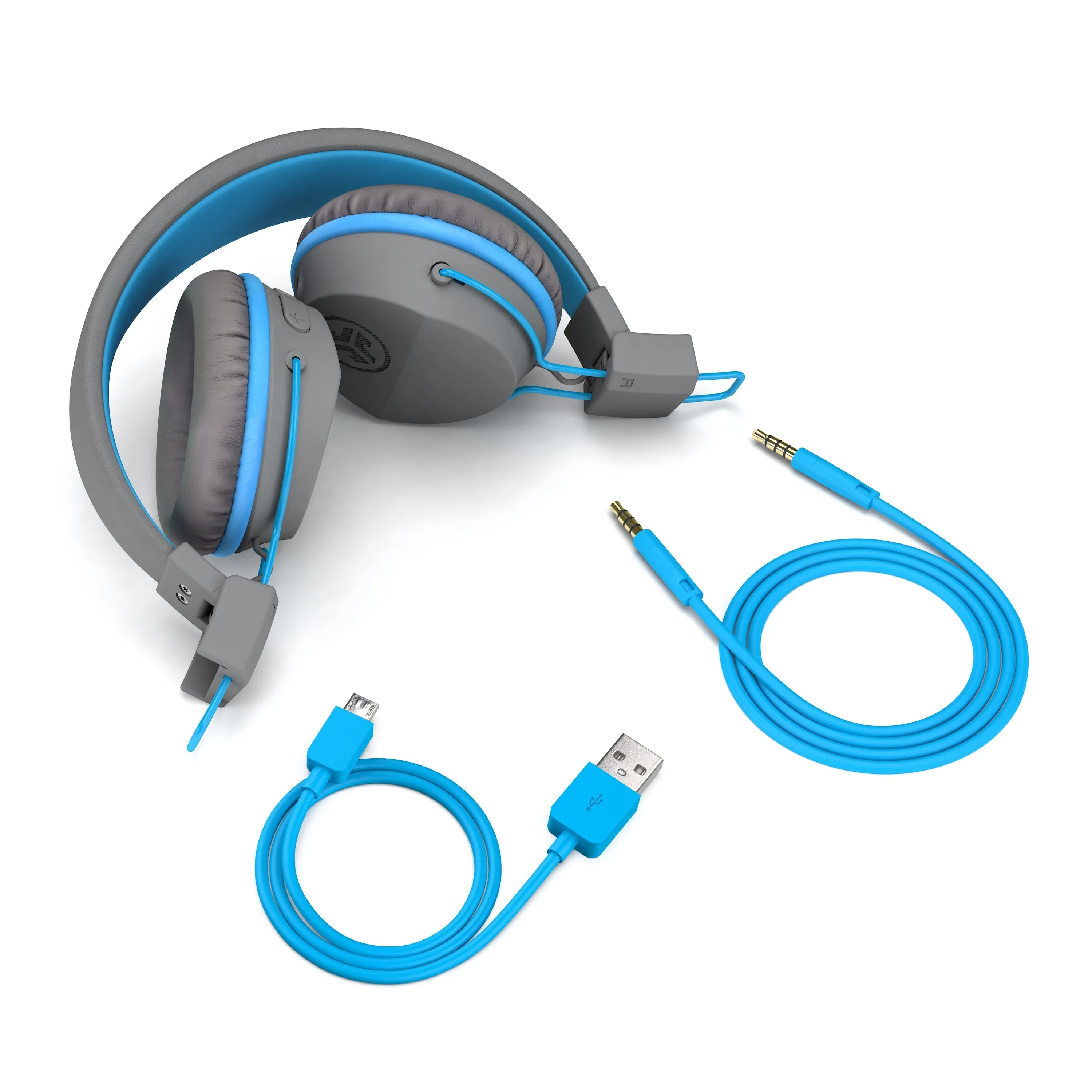 JBuddies Studio Wireless Kids Headphones Graphite/Blue