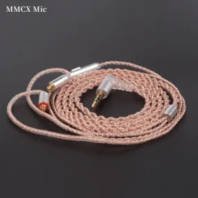 KBEAR 4 Core Copper Earphone Cable With Mic - 2PIN / QDC / MMCX / TFZ