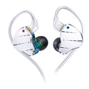 【KBEAR KS10】 1DD 4BA Metal Earphone HIFI In Ear Earbud With 0.78mm Cable Sport Game Music Monitor Sound Noise Reduction Headset