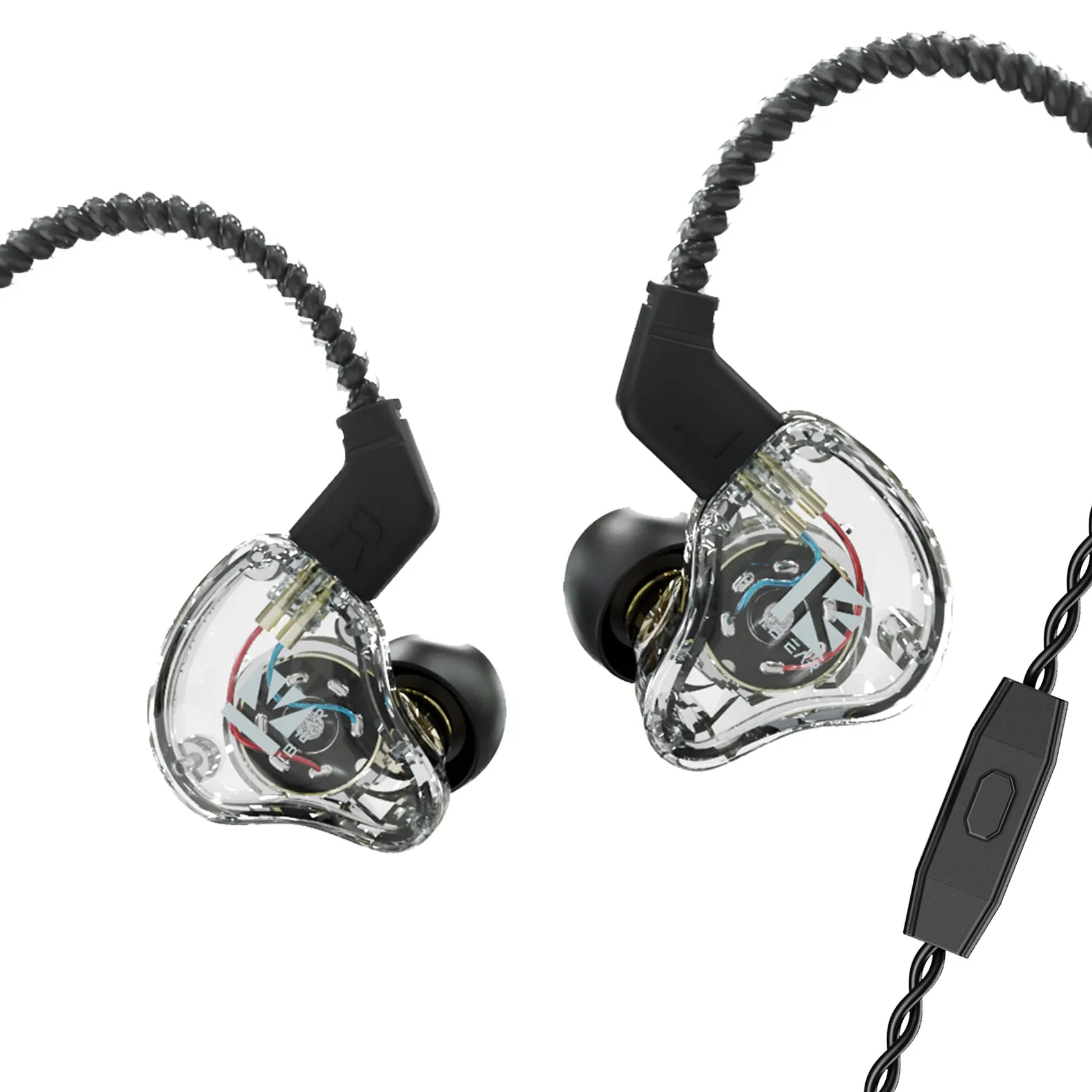 【KBEAR KS1】In Ear Monitor Super Bass Wired Earbuds, Crystal Clear Sound IEM Headphones, High Resolution Noise Canceling for Singers