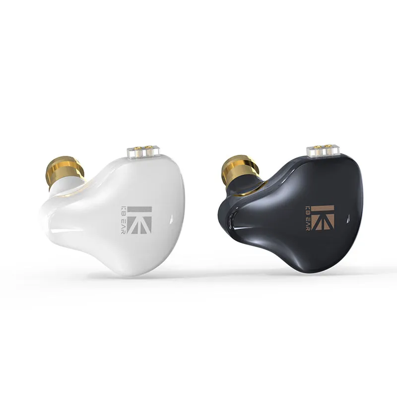 【KBEAR KS1】In Ear Monitor Super Bass Wired Earbuds, Crystal Clear Sound IEM Headphones, High Resolution Noise Canceling for Singers