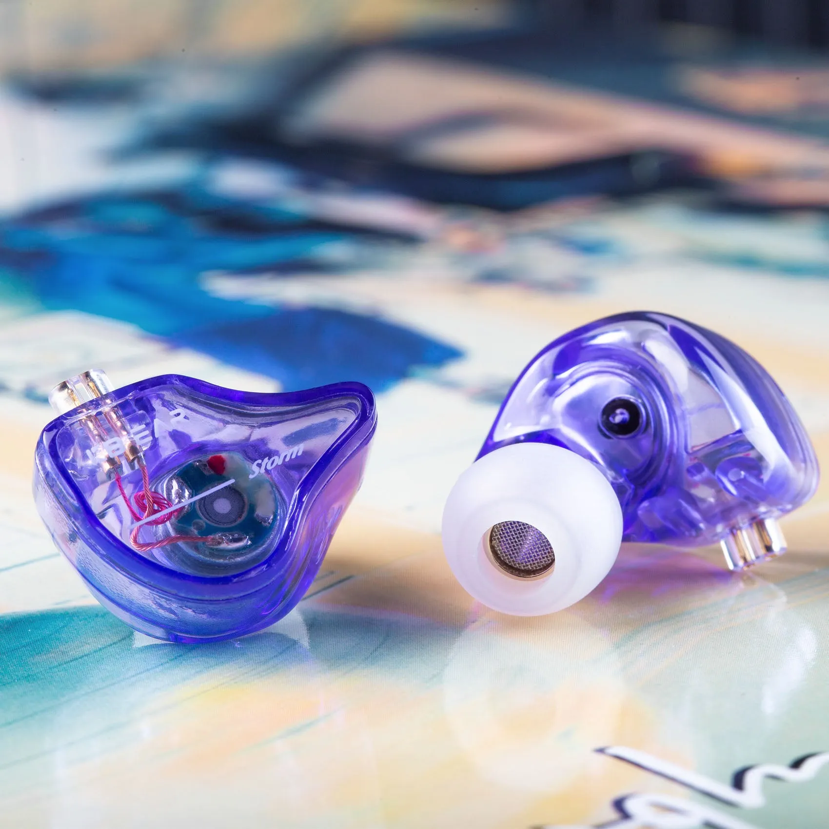 【KBEAR Storm】Best rated in ear Headphones Single Dynamic In-ear HiFi Earphone Best IEM Earbud Earphones