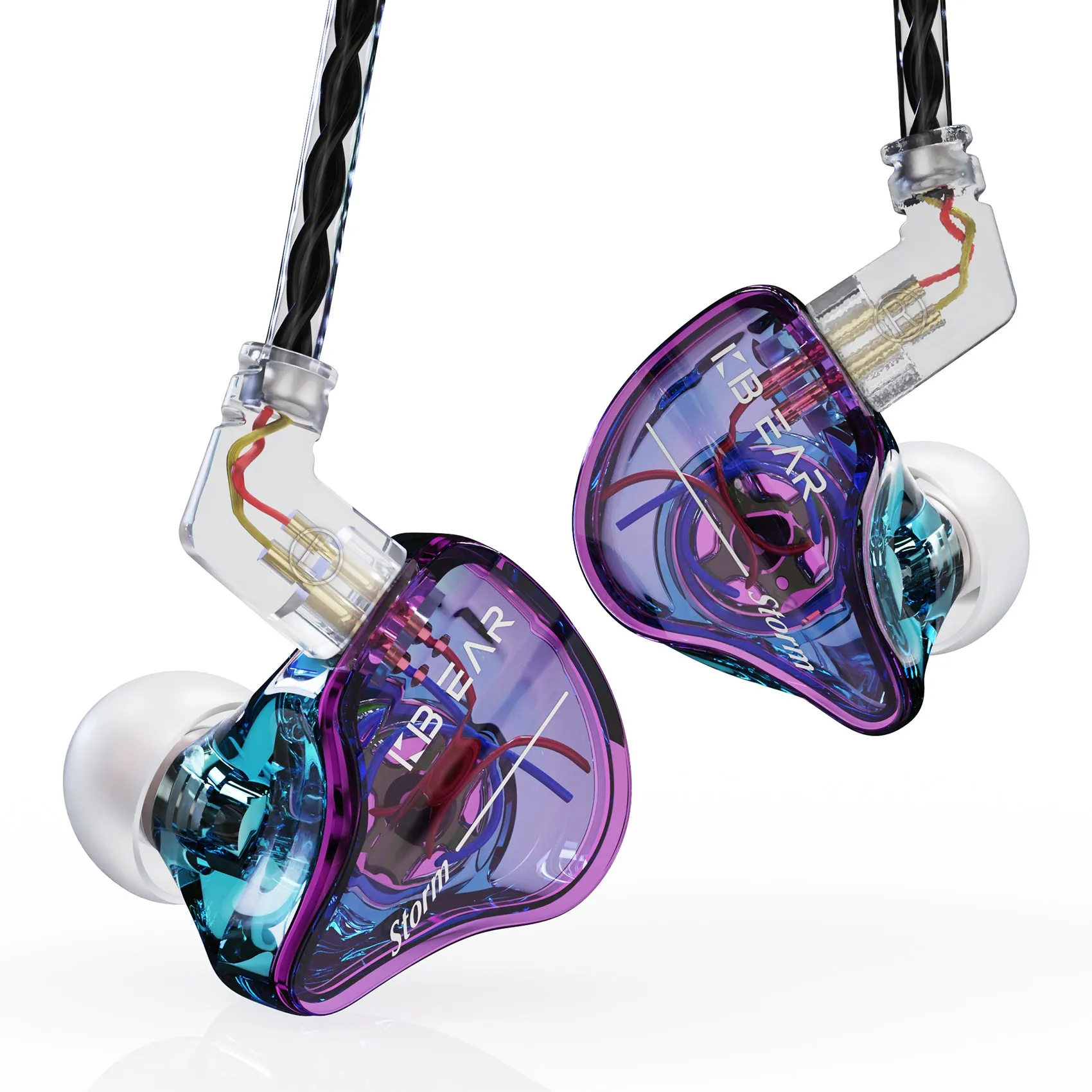 【KBEAR Storm】Best rated in ear Headphones Single Dynamic In-ear HiFi Earphone Best IEM Earbud Earphones