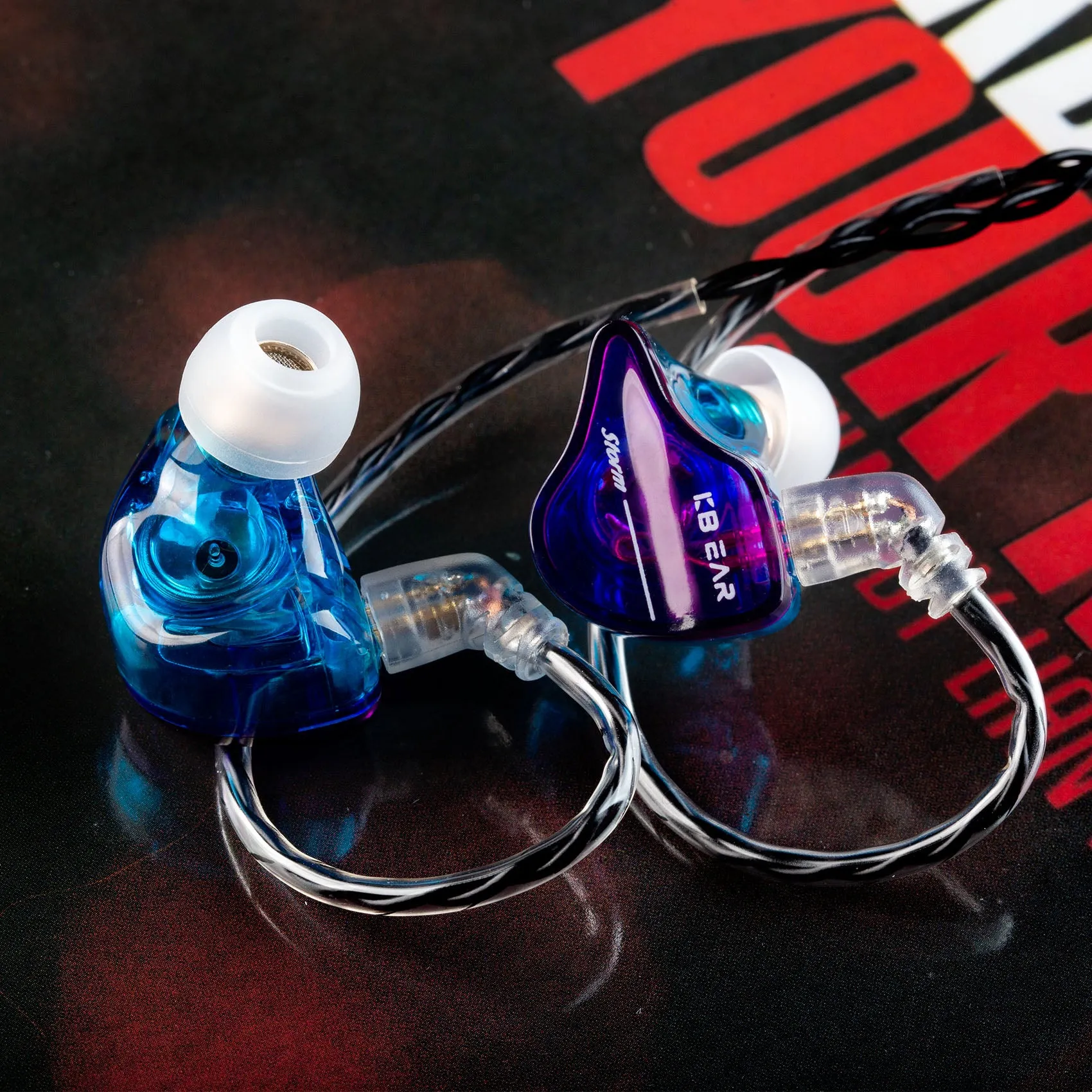 【KBEAR Storm】Best rated in ear Headphones Single Dynamic In-ear HiFi Earphone Best IEM Earbud Earphones