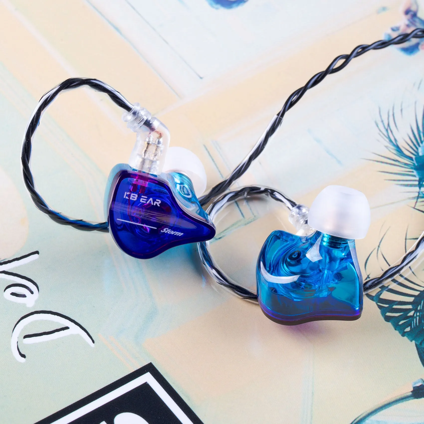 【KBEAR Storm】Best rated in ear Headphones Single Dynamic In-ear HiFi Earphone Best IEM Earbud Earphones