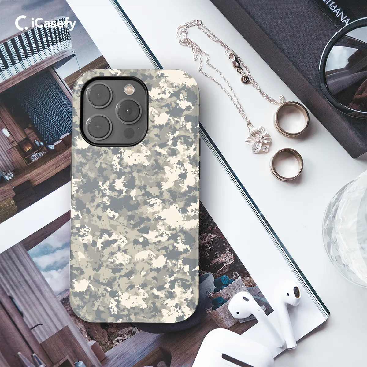 Khaki Camouflage Phone Case iPhone Samsung Pixel & More 61