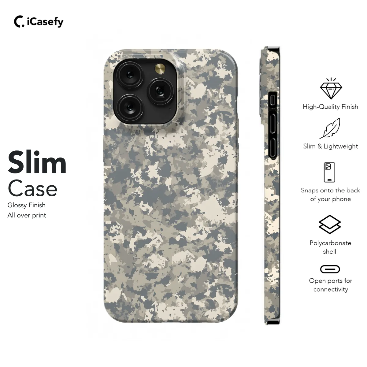 Khaki Camouflage Phone Case iPhone Samsung Pixel & More 61