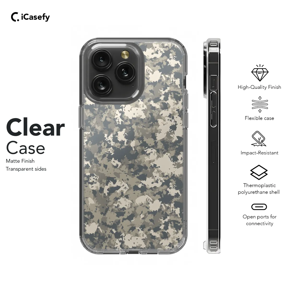 Khaki Camouflage Phone Case iPhone Samsung Pixel & More 61