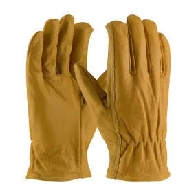 Kut Gard 09-K3700/L Top Grain Goatskin Leather Drivers Glove with Kevlar Lining - Straight Thumb