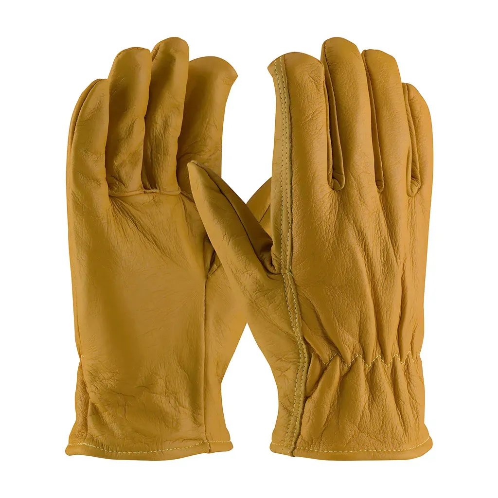 Kut Gard 09-K3700/L Top Grain Goatskin Leather Drivers Glove with Kevlar Lining - Straight Thumb