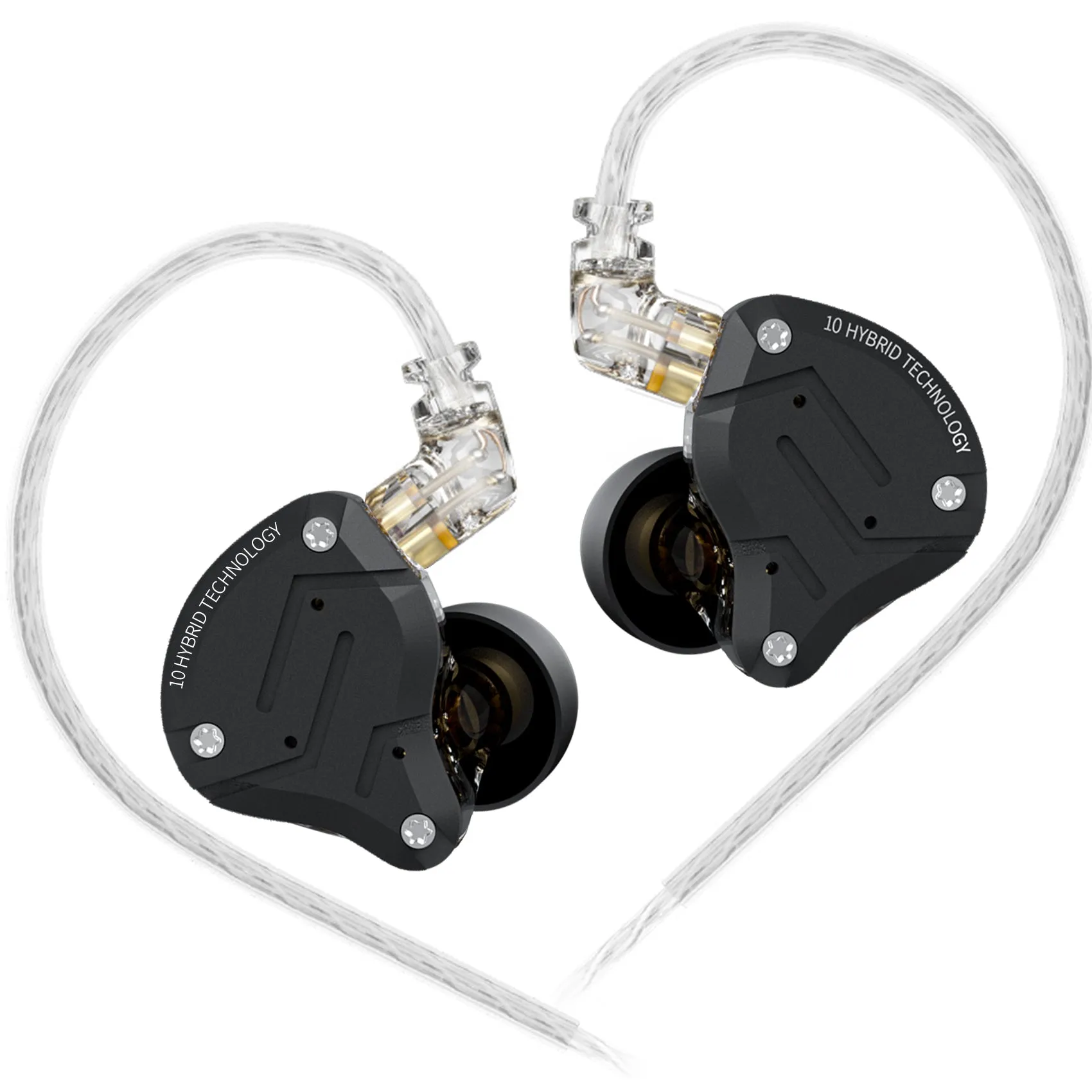 【KZ ZS10 Pro】 4BA 1DD Hybrid In Ear Earphone Headphones DJ Monitor Wired Earbuds Headset