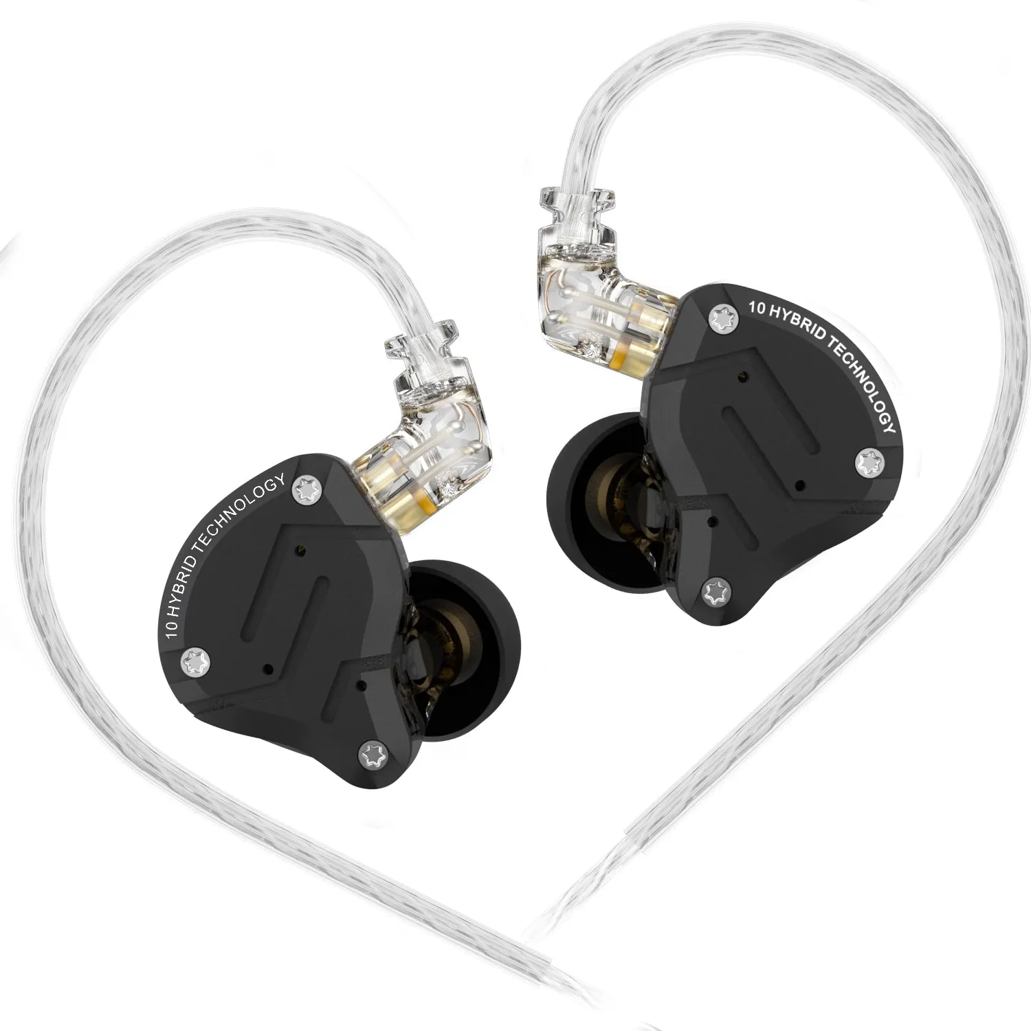 【KZ ZS10 Pro】 4BA 1DD Hybrid In Ear Earphone Headphones DJ Monitor Wired Earbuds Headset