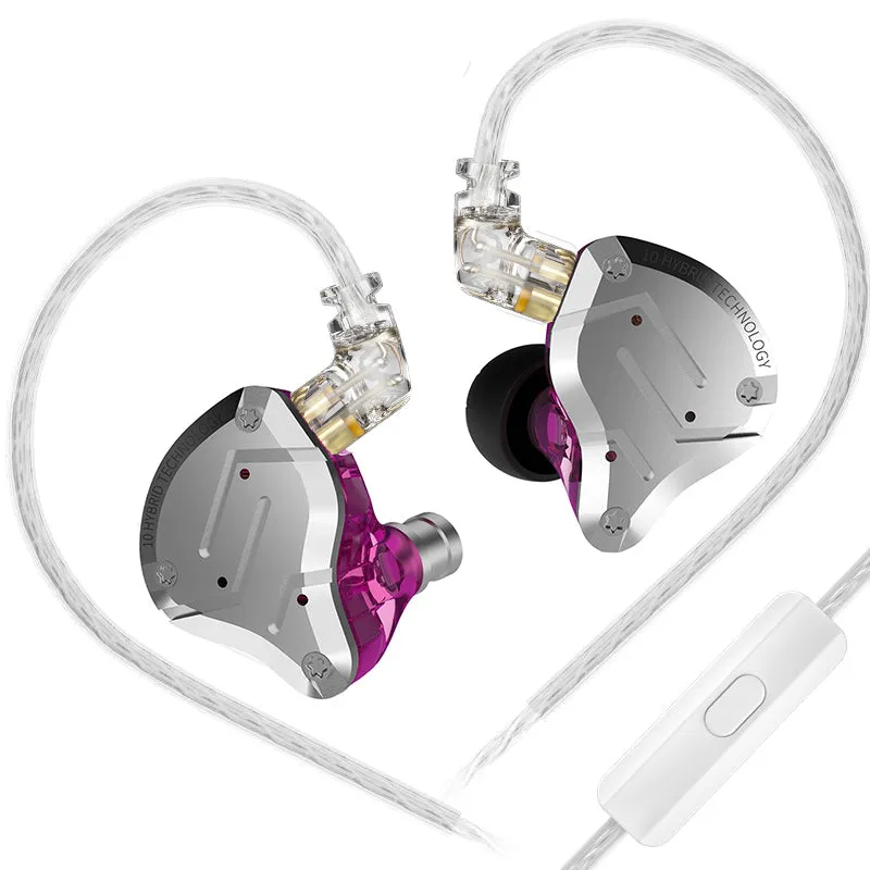 【KZ ZS10 Pro】 4BA 1DD Hybrid In Ear Earphone Headphones DJ Monitor Wired Earbuds Headset