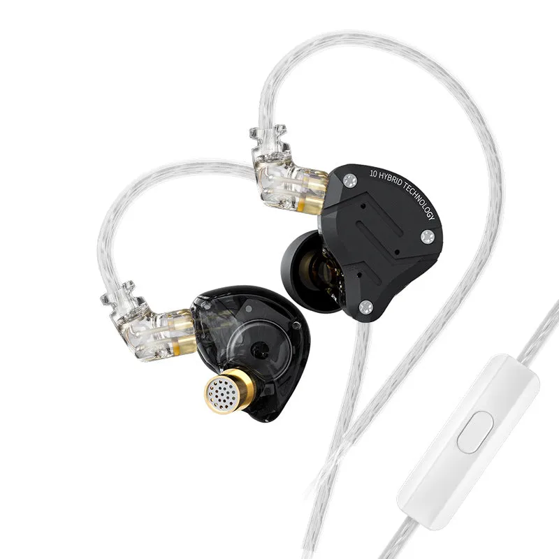 【KZ ZS10 Pro】 4BA 1DD Hybrid In Ear Earphone Headphones DJ Monitor Wired Earbuds Headset