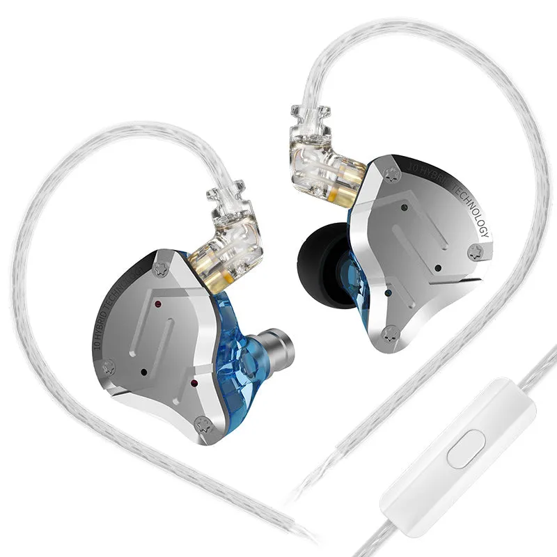 【KZ ZS10 Pro】 4BA 1DD Hybrid In Ear Earphone Headphones DJ Monitor Wired Earbuds Headset