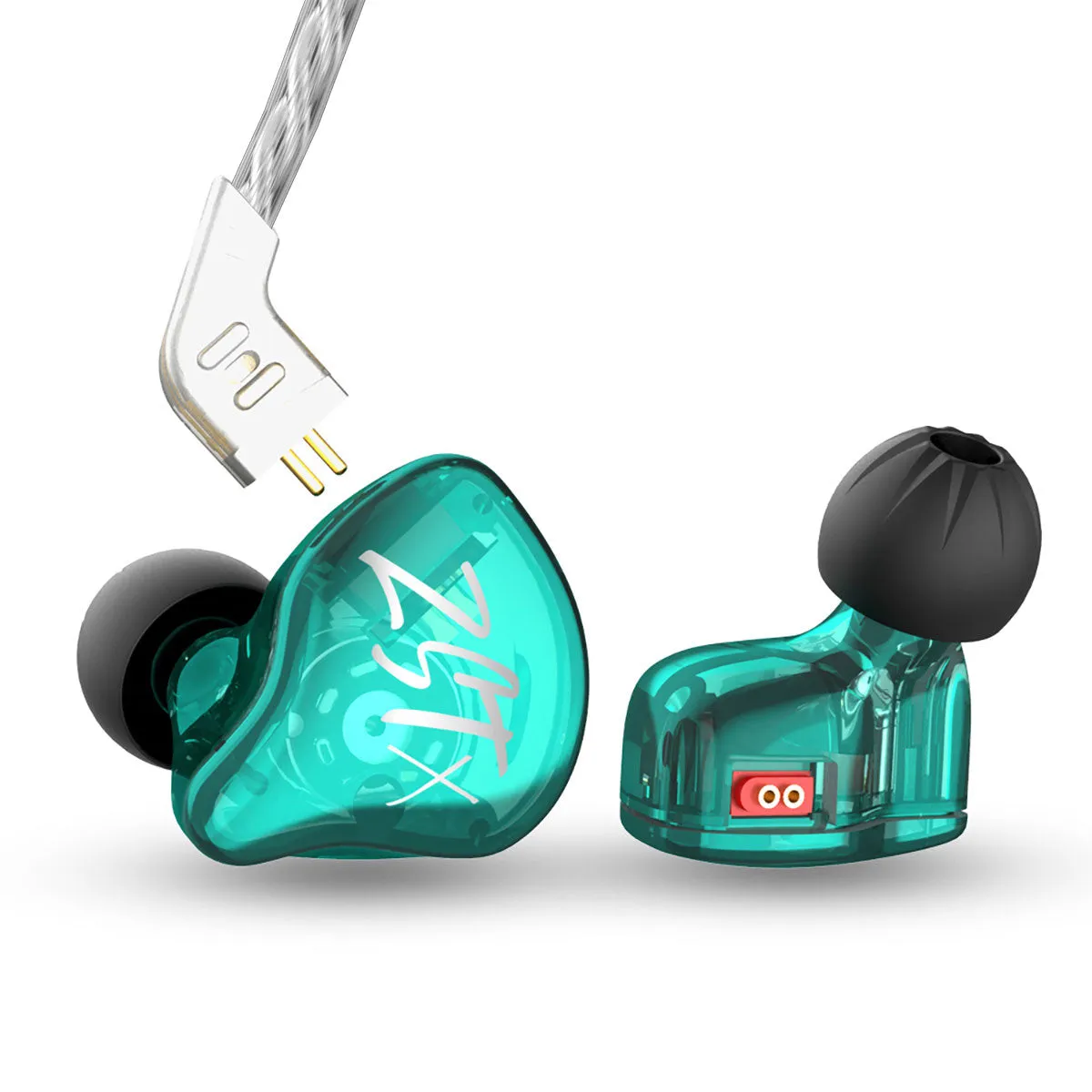 【KZ ZSTX】 1DD 1BA Hybrid Driver In-ear Earphone Wired Headset Gaming Headphone Earbuds Audio