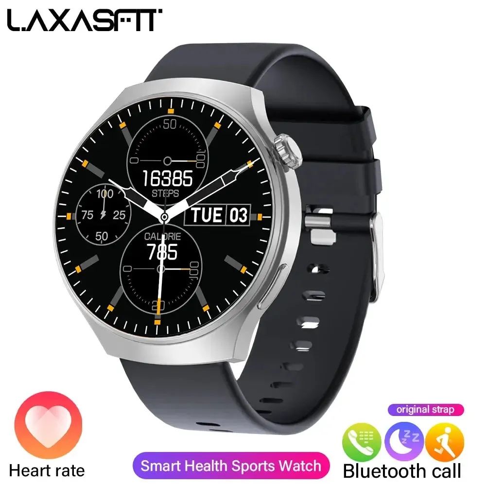 LAXASFIT New GT4 PRO Multi-function Smart Watch Bluetooth Call Men's Fashion Watch Multi Sport Mode Smart Watch Holiday Gift