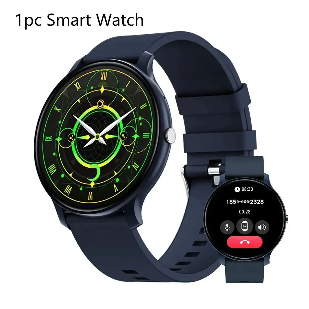 LAXASFIT New Smart Watch Activity Tracking Heart Rate Monitor Bluetooth Voice Call IP68 Waterproof Smart Watch Men Women Clock