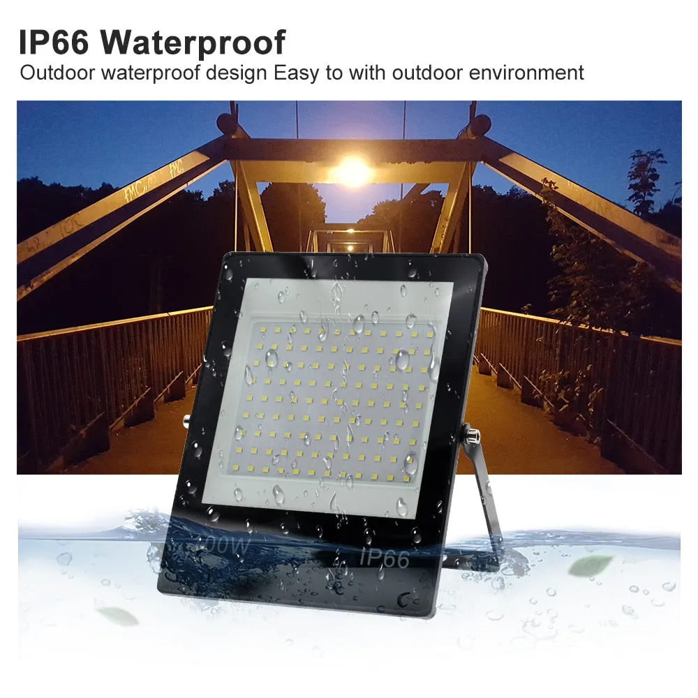 Led Spotlight 50W 100W 150W 220V Spot Light Outdoor Light Waterproof  IP66 Led Floodlight Wall Lamp Doorway Garage Street Lights