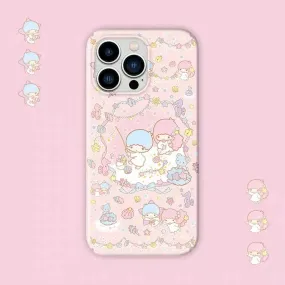 Little Twin Stars Shells Party iPhone Case PLUS XS XR X 11 12 13 14 15 Pro Promax