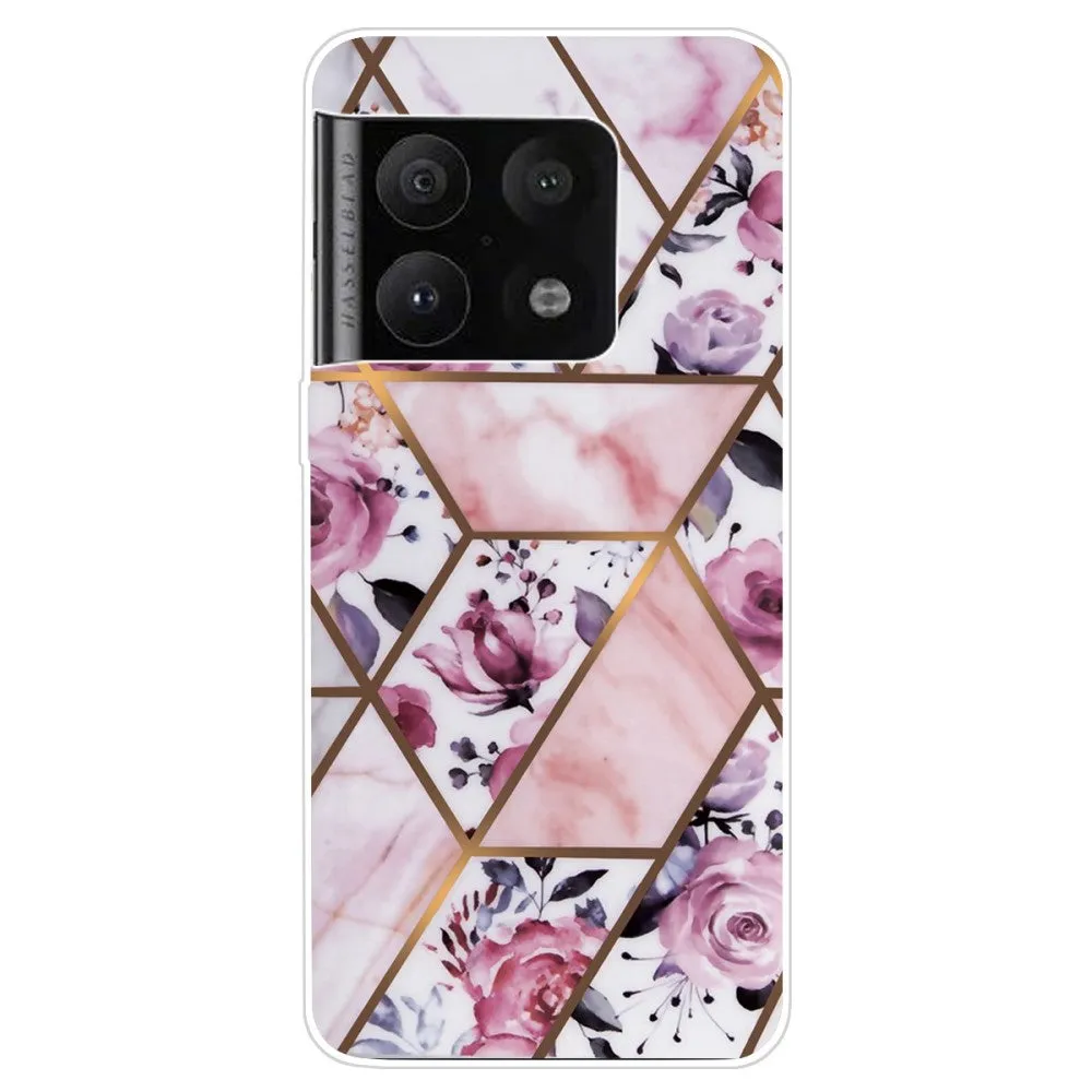 Marble OnePlus 10 Pro case - Elegant Roses Tile