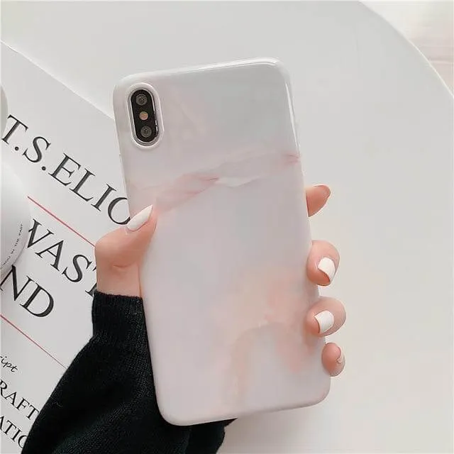 Marble Pattern iPhone Cases