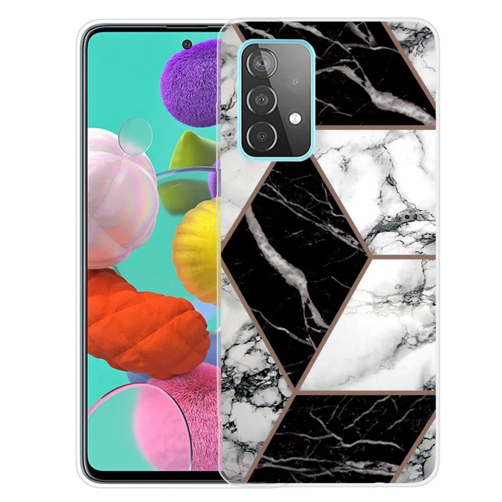 Marble Samsung Galaxy A13 4G case - Grey / Black / White