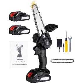 MCCS-007: Cordless Chainsaw 6", Brush Motor