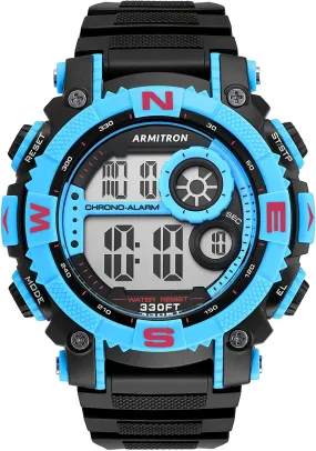 Men's Digital Sports Chronograph Resin Strap Watch