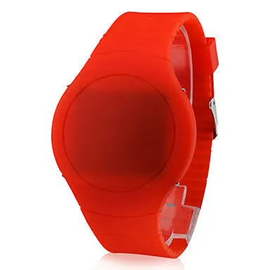 Men's Watch Touch Screen Calendar Red LED Digital