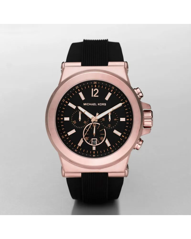 Michael Kors Men's Rose Gold-Tone Dylan Watch