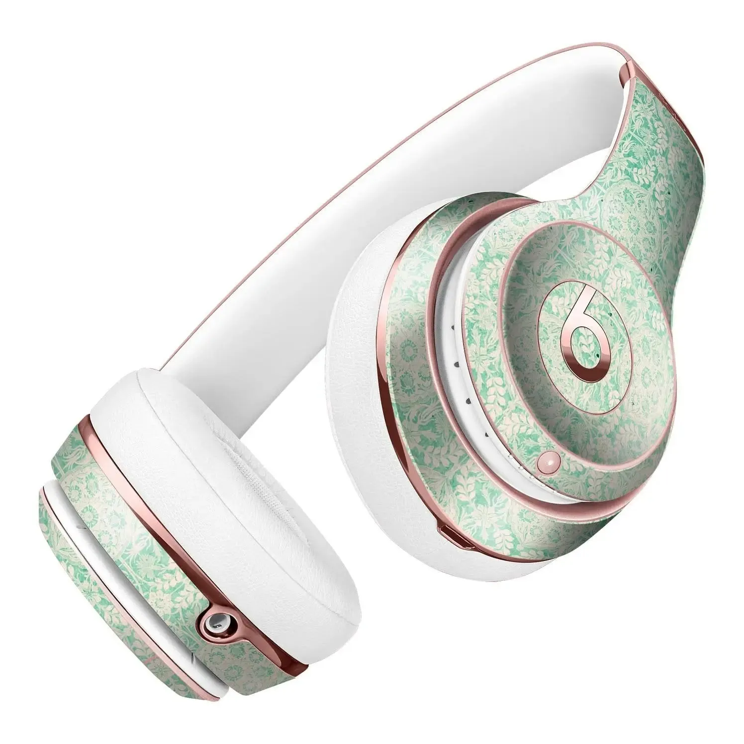 Micro Faded Green Damask Pattern Full-Body Skin Kit for the Beats by