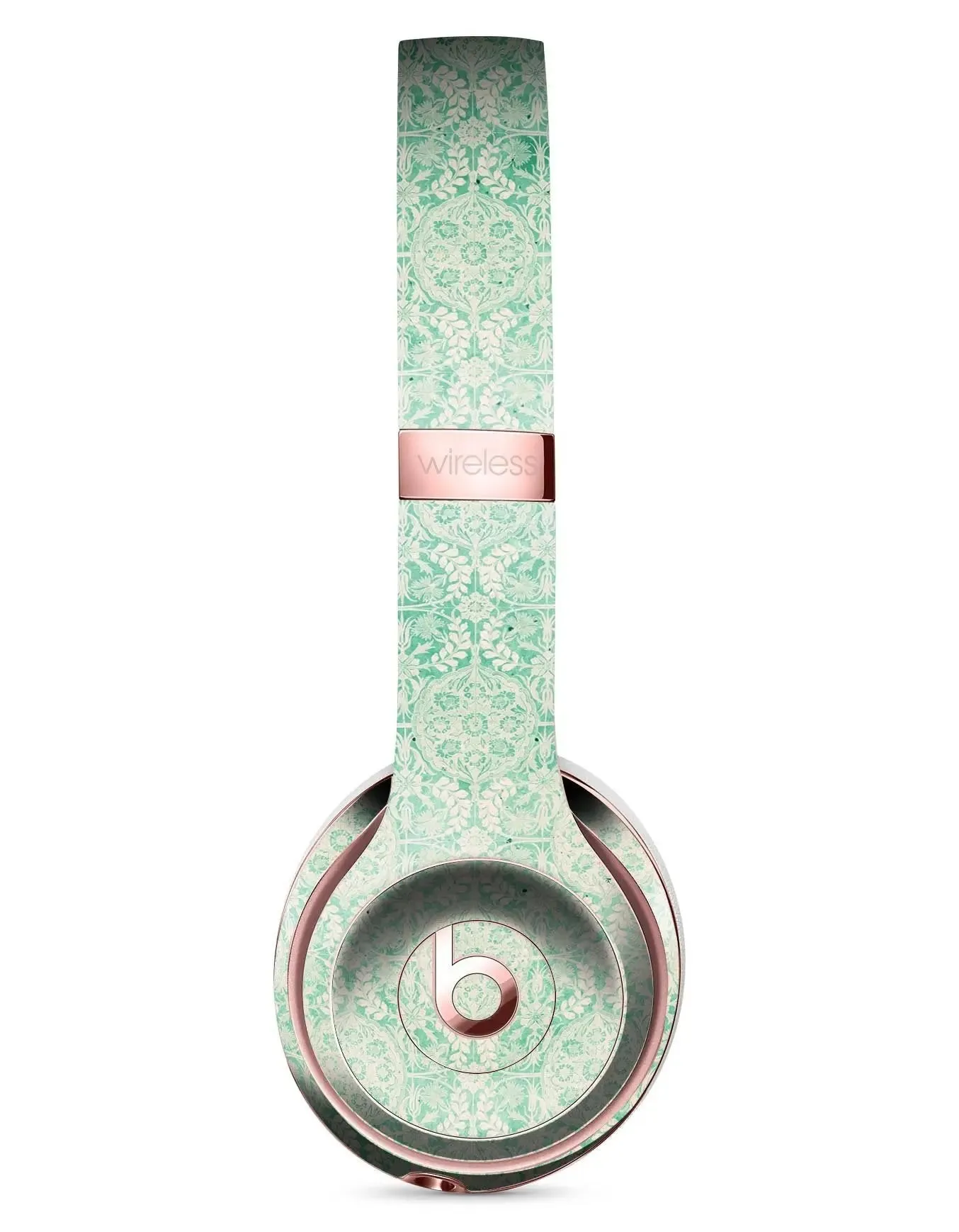 Micro Faded Green Damask Pattern Full-Body Skin Kit for the Beats by