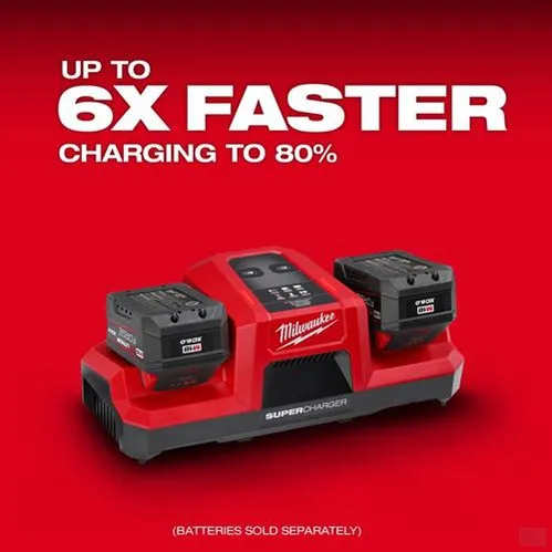 Milwaukee M18 Dual Bay Simultaneous Super Charger 48-59-1815