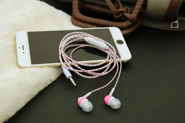 MOONBIFFY 2016 New Glow In The Dark Luminous Earphones Night Light Glowing Headset In-Ear Stereo Sport Headset With Mic