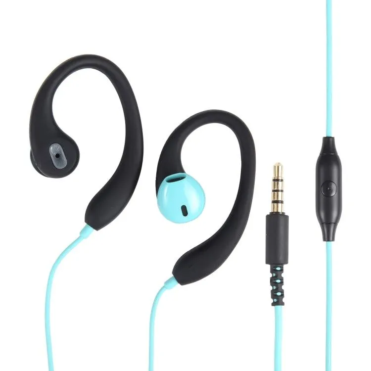 Mucro R12 Active Lifestyle Over-Ear Sports Earphones - 1.2m Wired Design