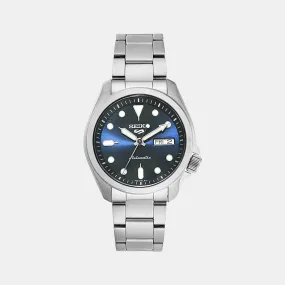 New 5 Sports Men's Blue Analog Stainless Steel Watch SRPE53K1