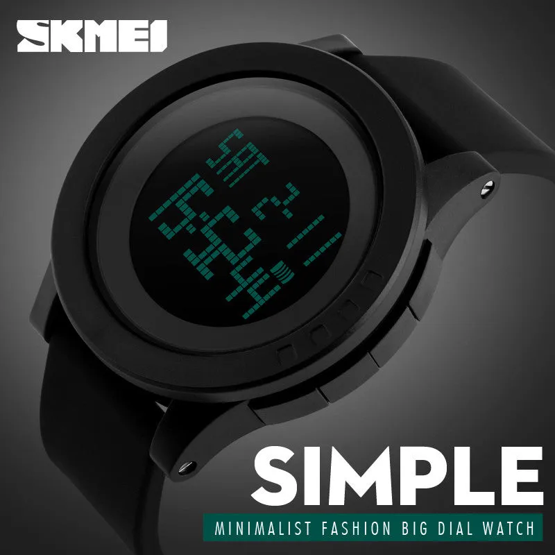 New SKMEI Luxury Brand Men Military Sports Watches Waterproof LED Date Silicone Digital Watch For Men Clock digital-watch