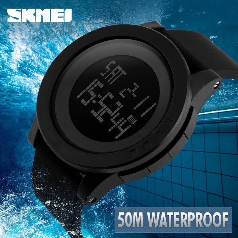 New SKMEI Luxury Brand Men Military Sports Watches Waterproof LED Date Silicone Digital Watch For Men Clock digital-watch