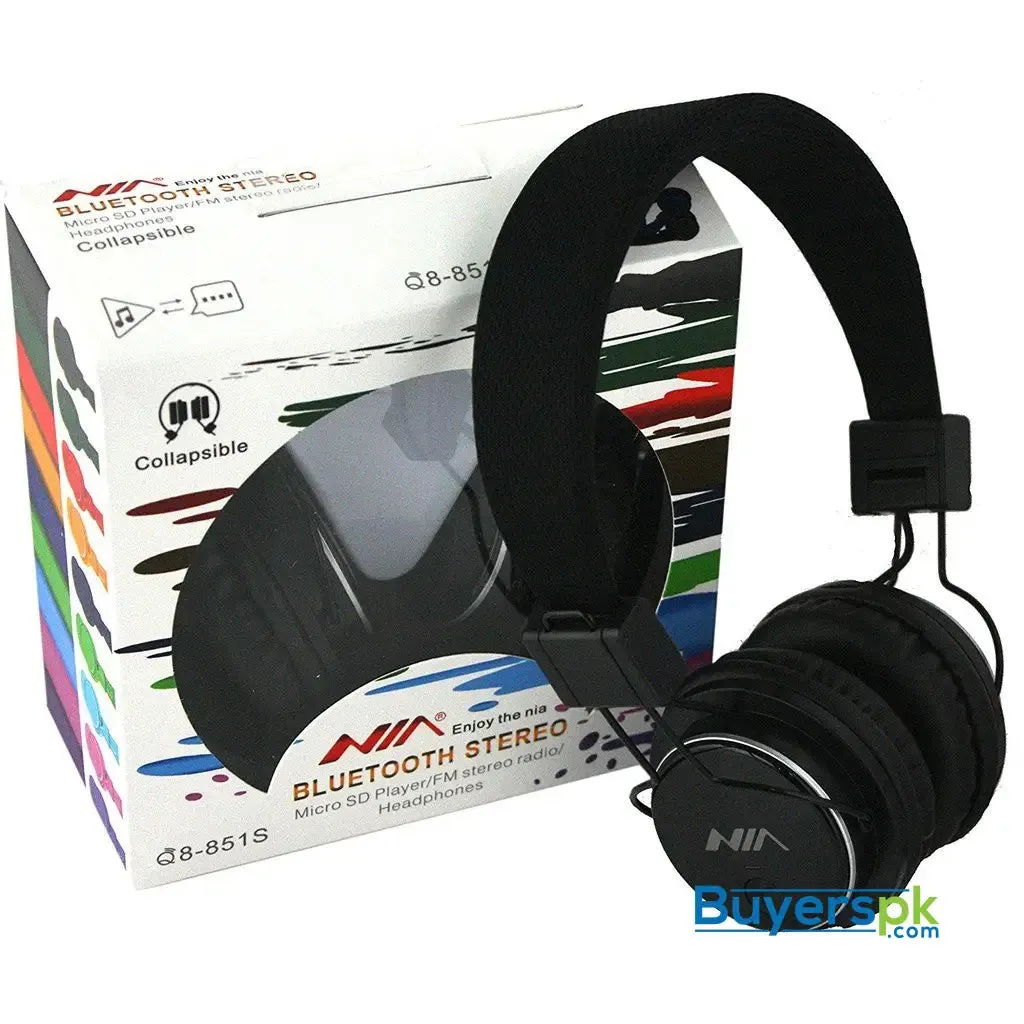 Nia Q8-851s Bluetooth Wirless Headphone (hot Sale)