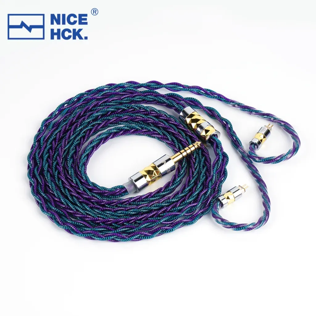 NiceHCK DualGod Silver Plated Furukawa Copper Graphene HiFi IEM Upgrade Cable