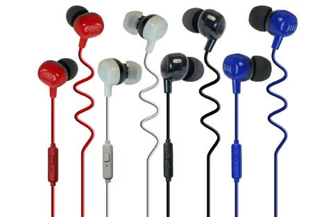 Noise Isolating Stereo Earphones with Durable Mic for Clear Sound Quality