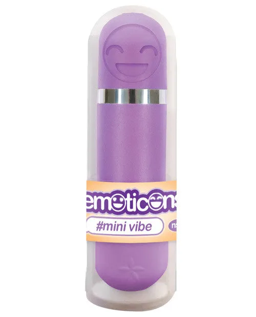 Ns Novelties Emoticons Mini Vibe Bullet - Purple